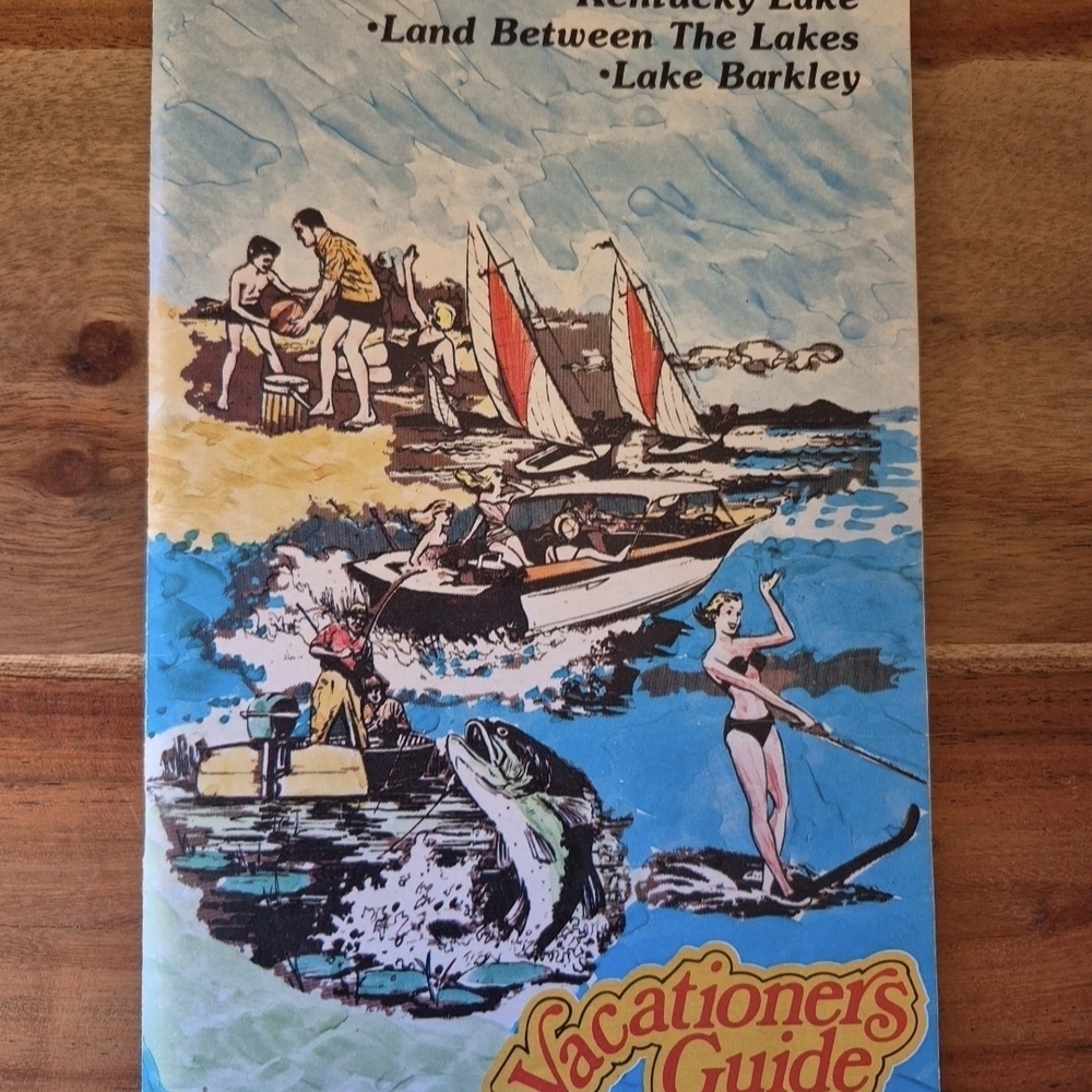 Vintage 80's Kentucky Lake Vacationers Guide